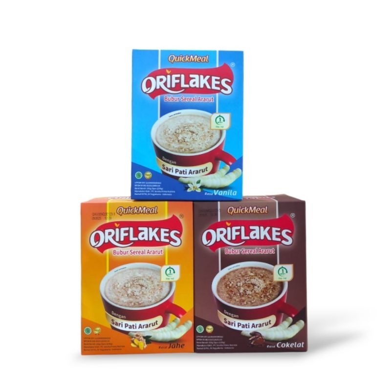 

Oriflakes Sereal Umbi Garut 150 gram All Variant