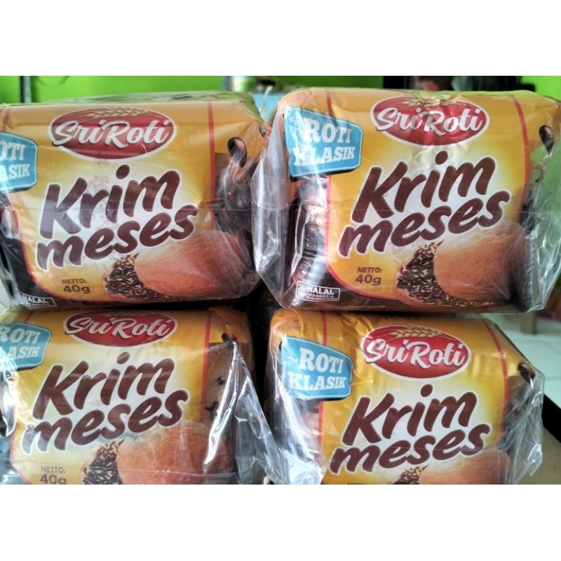 

Roti Klasik Krim Meses 1 pack isi 5 pcs(Packing kardus)