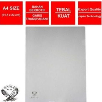 

Berkualitas Tinggi Clear Sleeave Eagle A4 Map L A4 Map Plastik Map Dokumen