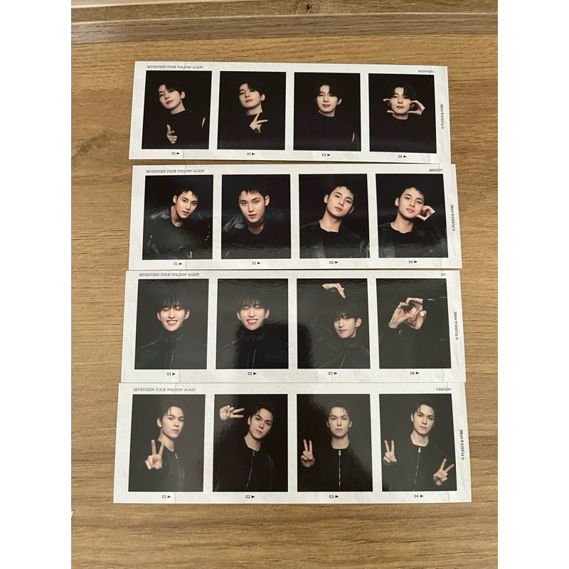 4CUT SEVENTEEN 4CUTS FOLLOW AGAIN WONWOO DK