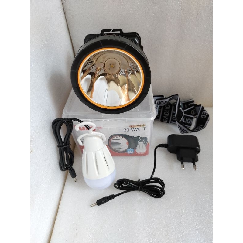 senter kepala 30 watt surya SYH L306s cahaya kuning