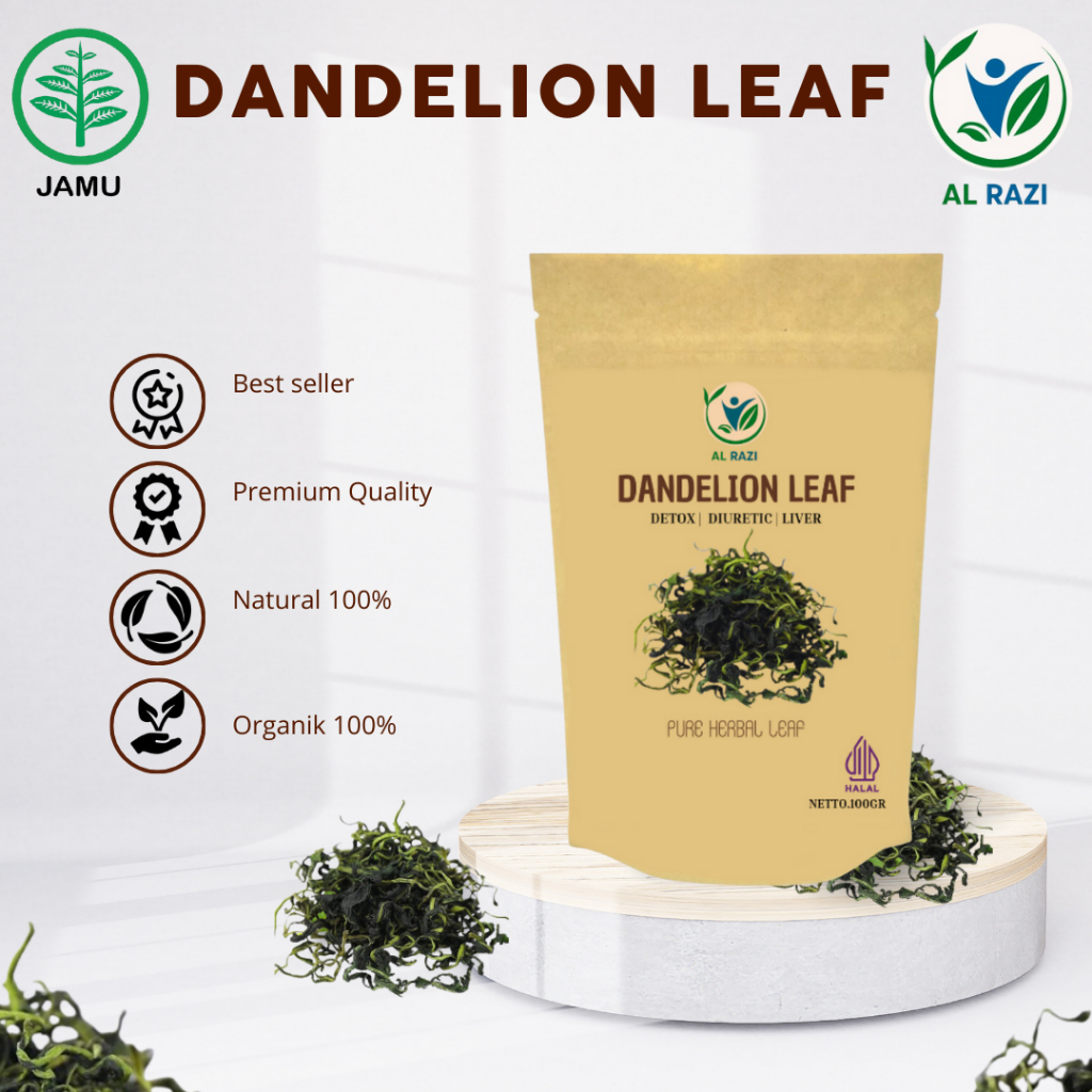 

Dandelion Leaf 100gr - Dandelion Detoks Liver - Premium Quality