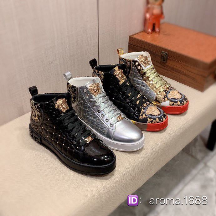Versace's best-selling casual shoes, high top sports shoes