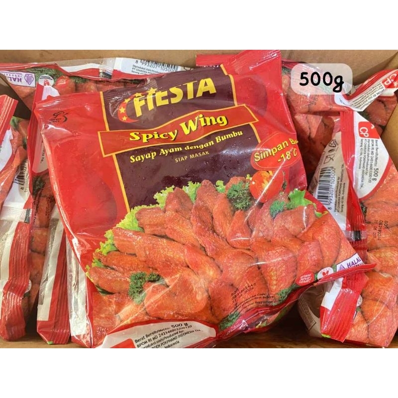 

FIESTA spicy wing , karage 500g , spicy chick 500g