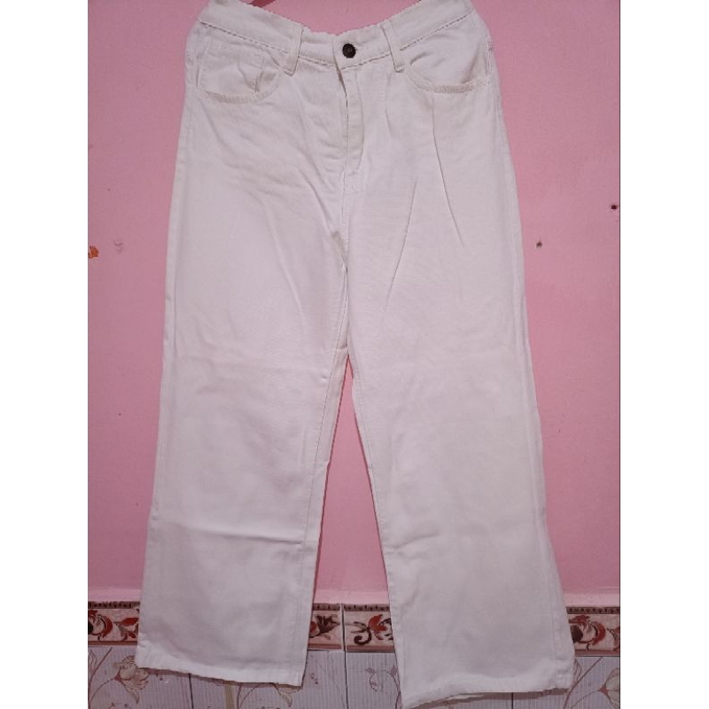 Celana jeans kulot (Preloved)