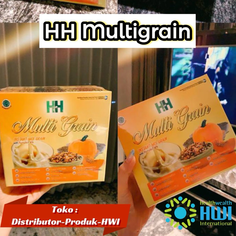 

HH MULTIGRAIN HWI isi 500 Gram 20 sachet original sereal sehat diet turunkan berat badan