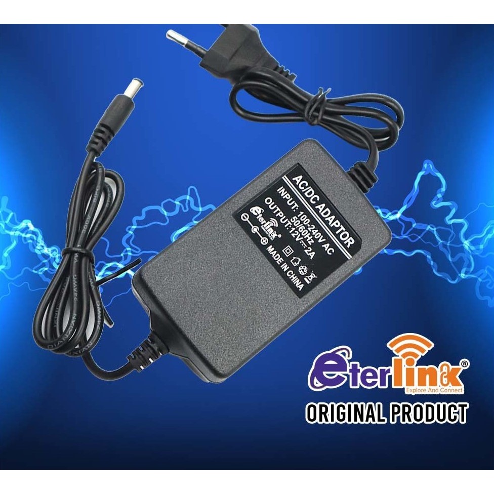 Power Adaptor DC 12V 2A-Power Supply Untuk Lampu Strip -All CCTV- DVR- HDD- MODEM ROUTER HTB KUALITA