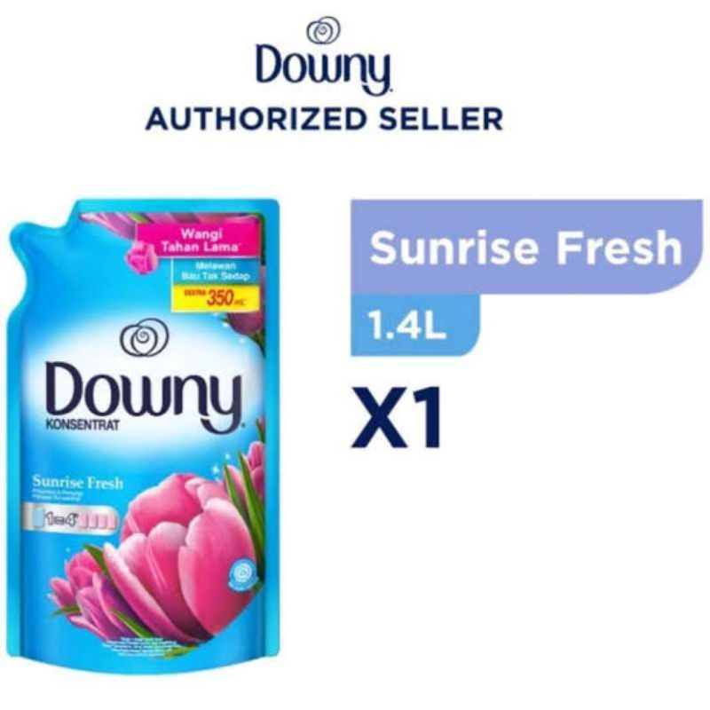 Downy Sunrise Fresh Pelembut & Pewangi Pakaian 1.4L