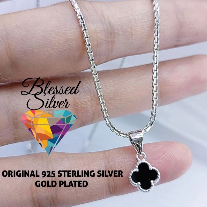 KALUNG ANAK PERAK ASLI 925 LAPIS EMAS MODEL ITALI CLOV