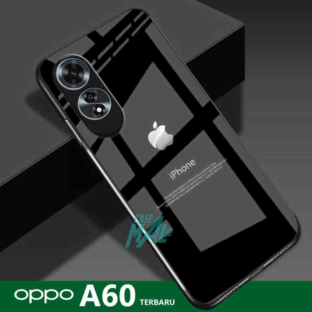 (H01) Softcase Kaca Oppo A60 Terbaru - Case hp Oppo A60 Terbaru