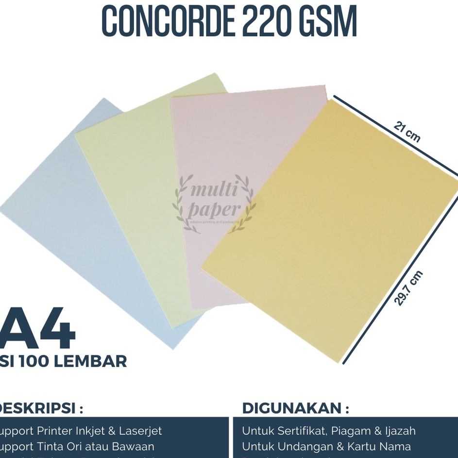 

Sale Kes Concorde A4 22 gr isi 1 lembar Kes Concorde 22 gr Kes A4
