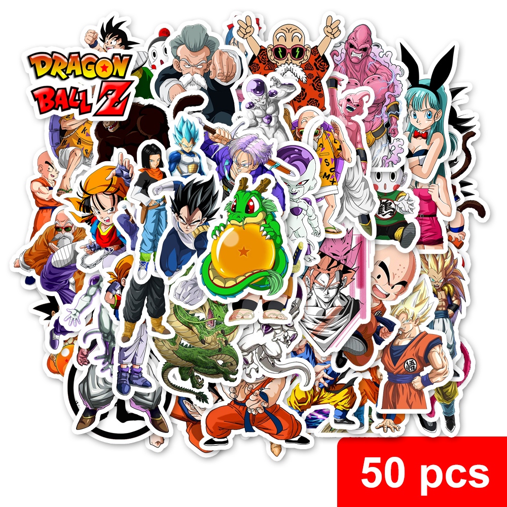 

stiker dragon ball z I stiker anime songoku I stiker anti air