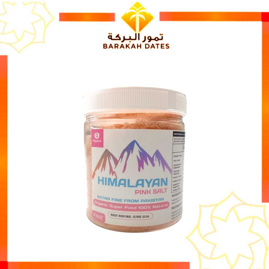 

Garam Himalaya Pink Organic Premium 500gram NON GMO Toples