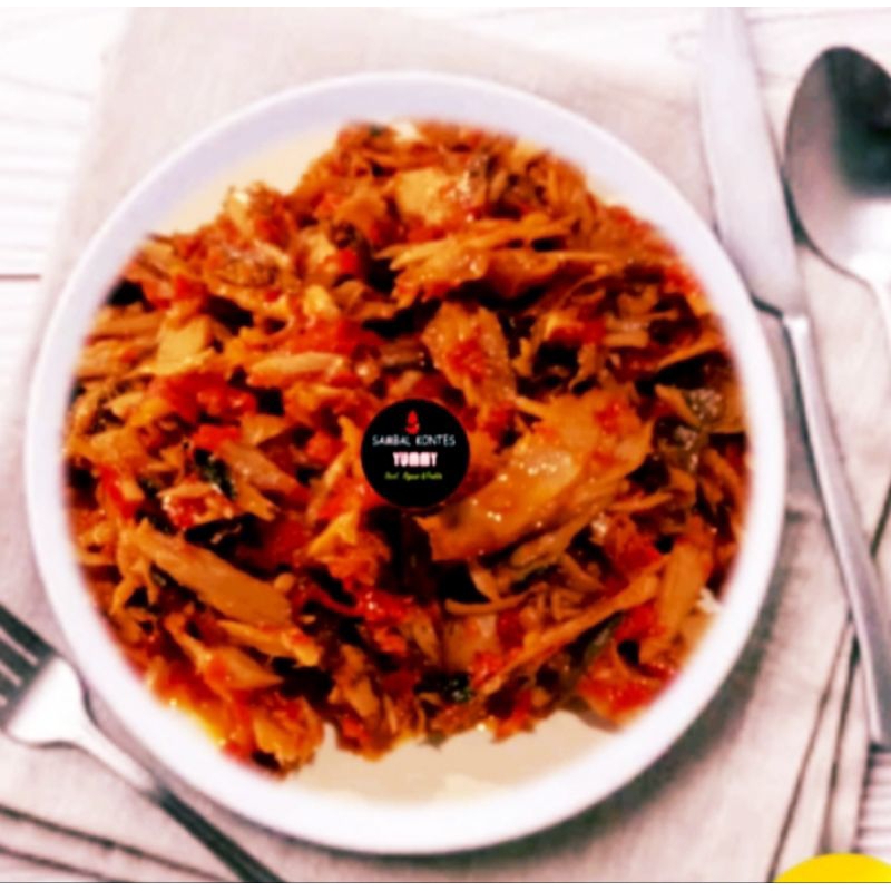 

Sambal Cakalang Sambal Kontes Yummy kemasan pouch frozen 100gr PEDAS SEDANG murah dan enak