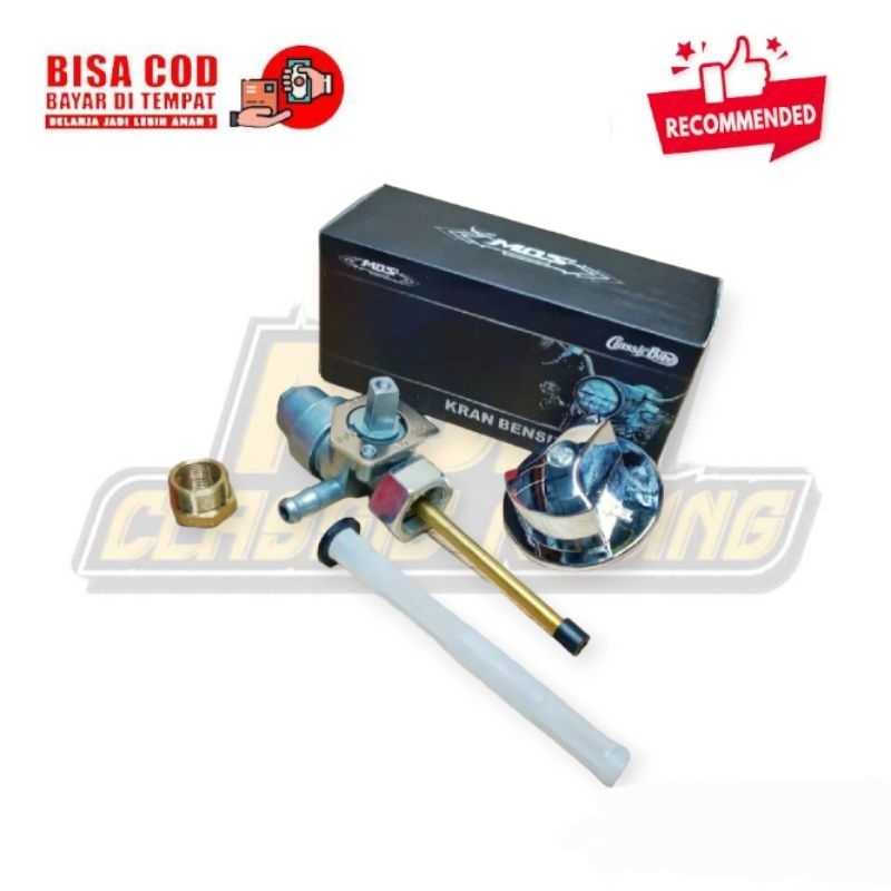 Kran Bensin Tiger Set Adaptor Drat Kran PNP CB GL100 MP GL TIGER
