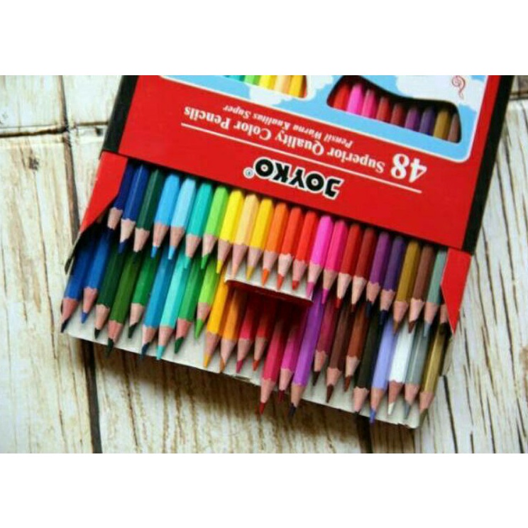 

Kreatif pensil warna Joyko 48 warna