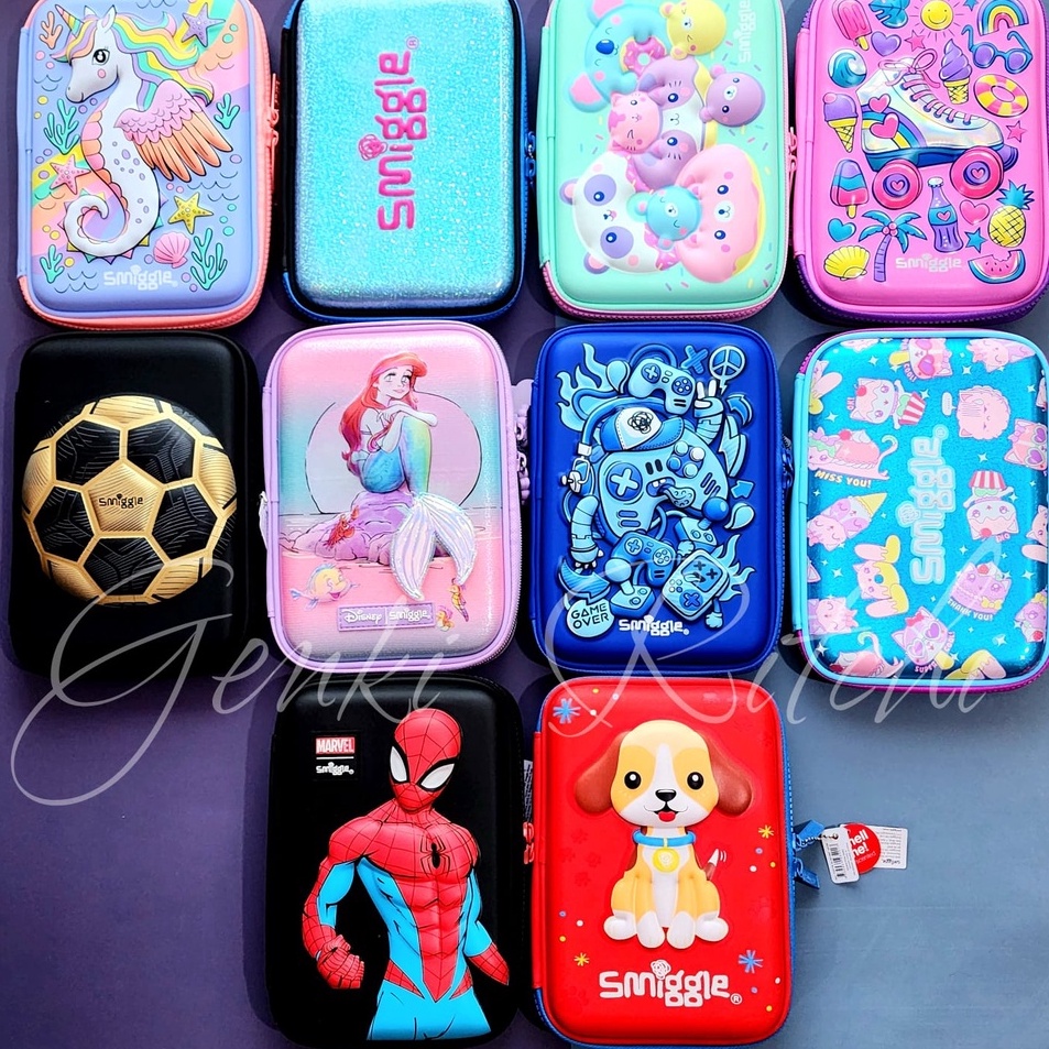 

Ready Stok Kotak Pensil Tempat Pensil Smiggle 3D EVA waterproof Original Berbagai motif Menarik