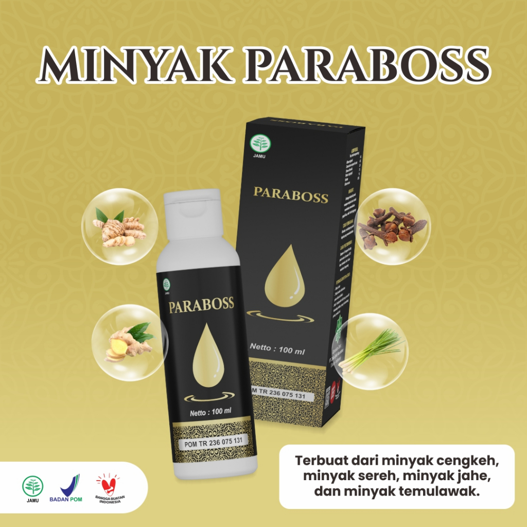 minyak parabos minyak urut terapi pemulihan stroke ringan dan stroke berat