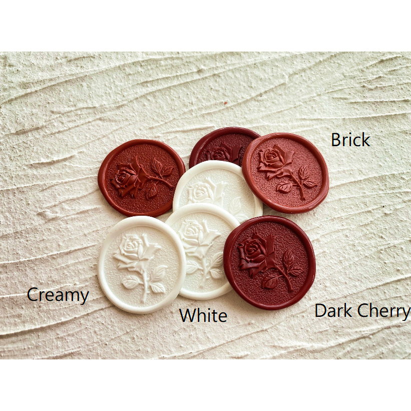 

LIVY - 1 Pcs Wax Seal Sticker Undangan WAXSEALCOIN Vintage / Tanpa Minimum / 1 Pcs/ Termasuk Double tape / Lilin Wax Seal Vintage