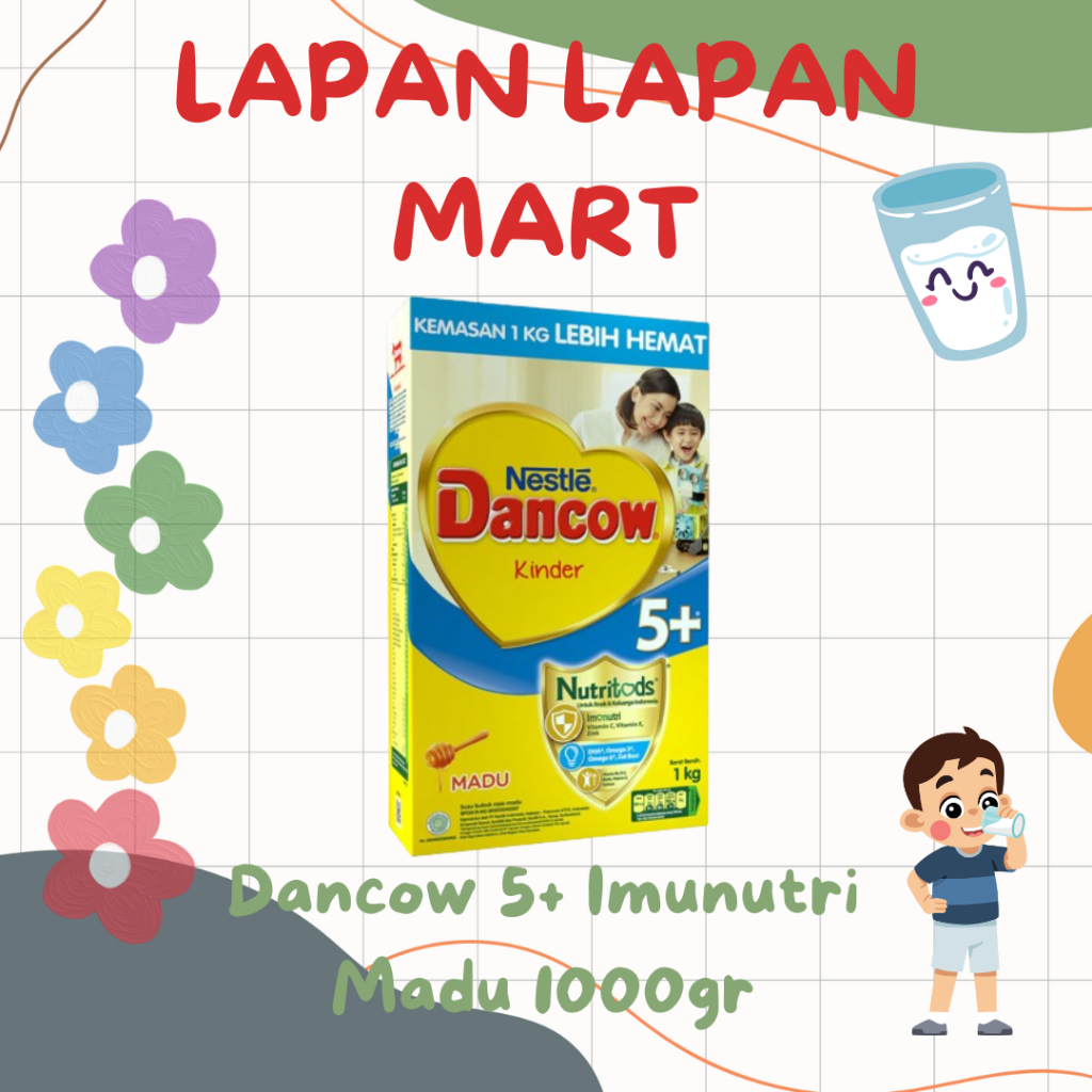 

Dancow 5+ Imunutri Madu 1000gr