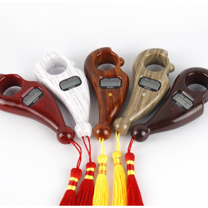 TASBIH DIGITAL KAYU MANIK ALAT HITUNG LED DIGITAL TASBIH PREMIUM