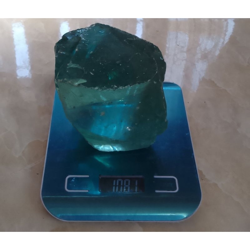 Bahan Obsidian Biru Laut 4