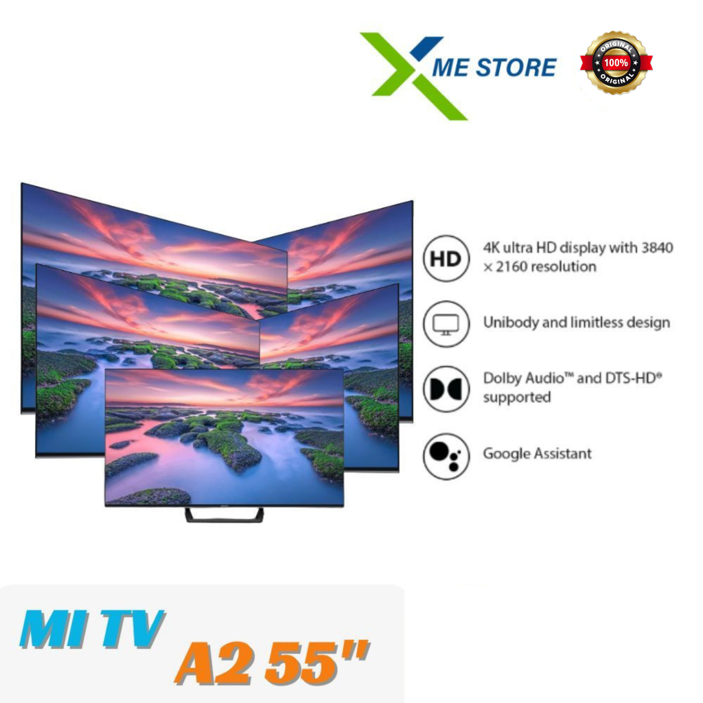 Mi LED TV A2 A 2 55 Inch 4K UHD Dolby Vision HDR 10 Android Smart TV
