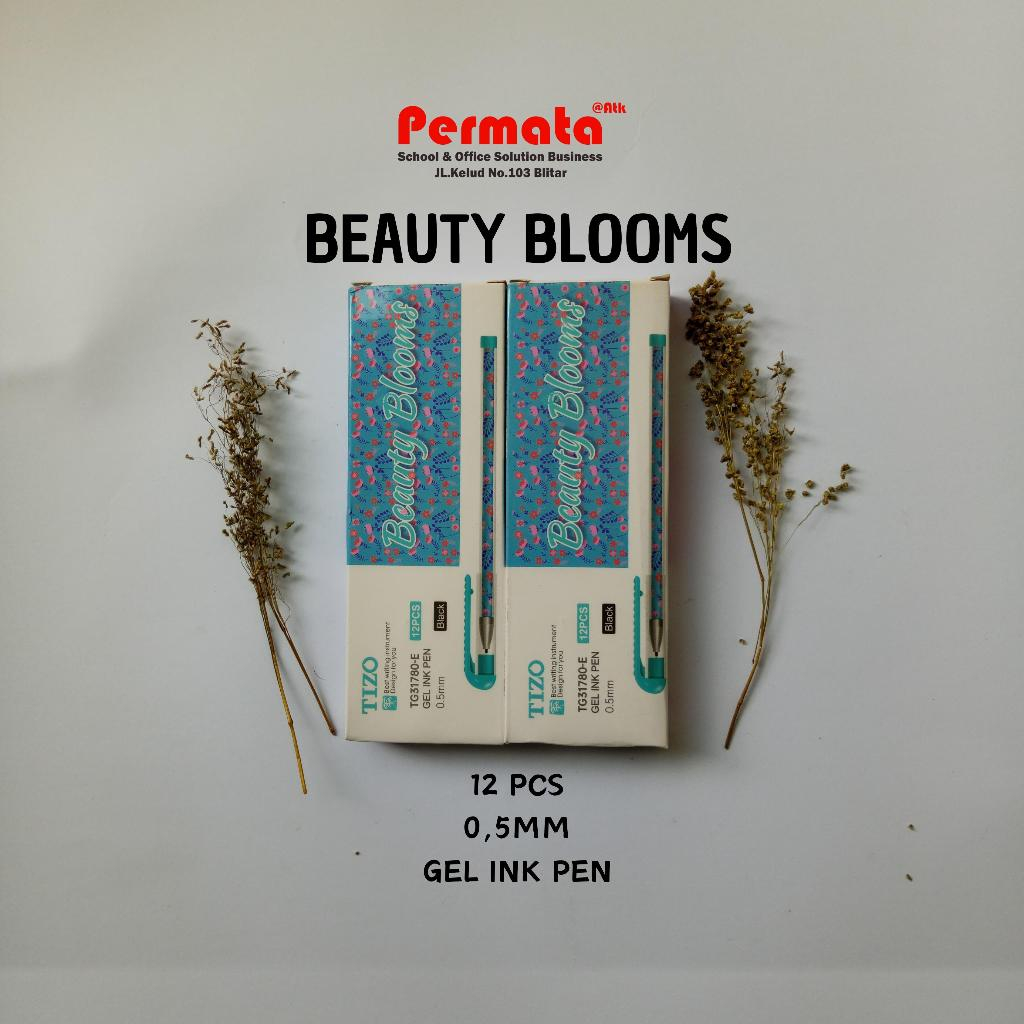 

BOLPOINT / PULPEN GEL TIZO FANCY (MOTIF BARU)/12pcs