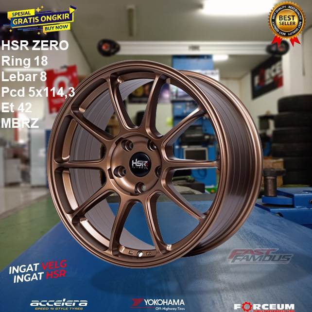 Velg ce28 r18 baut 5 hsr type zero bisa untuk Civic, innova, xpander dll