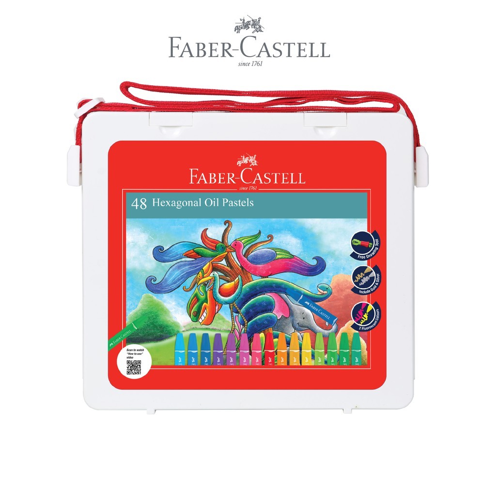 

❤️ Sarjana ❤️ Faber-Castell Hexagonal Oil Pastel 48