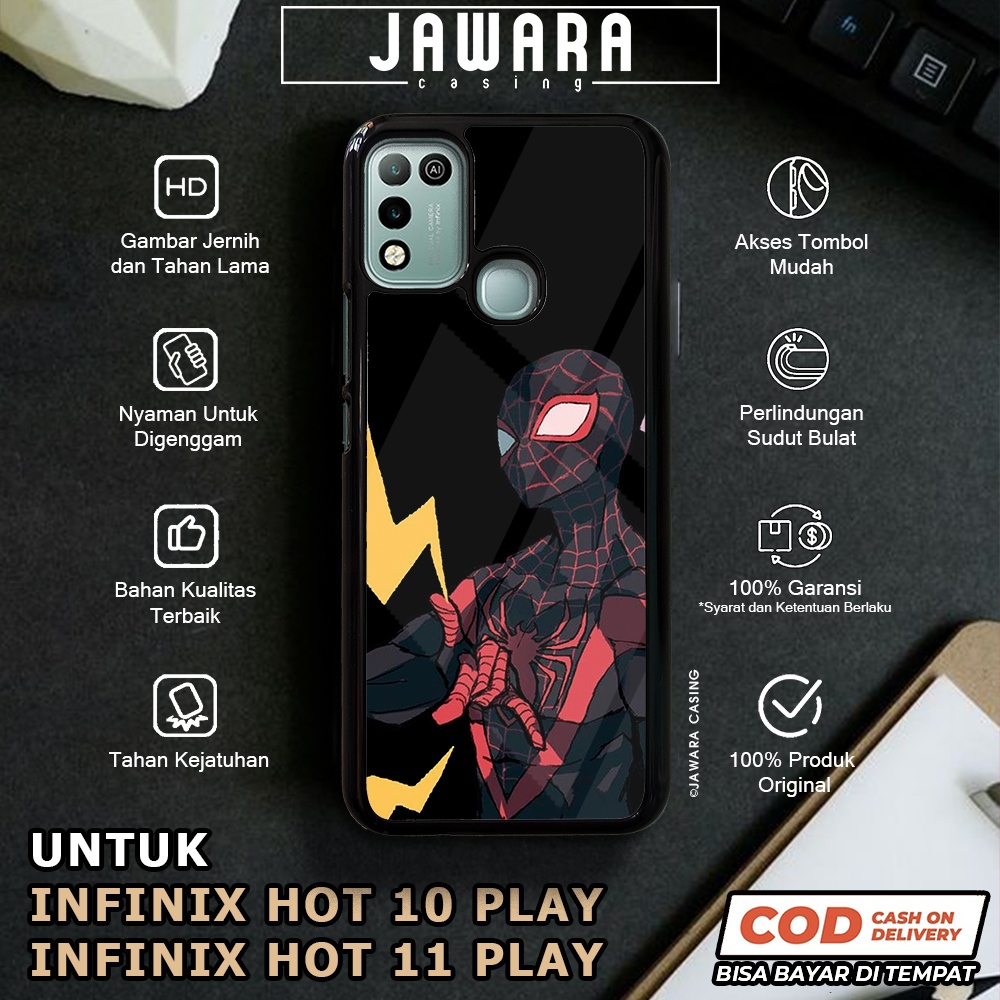 Case Infinix Hot 10 Play 11 Play Casing Infinix Hot 10 Play 11 Play [SPGW] Premium Glossy Case Hp In