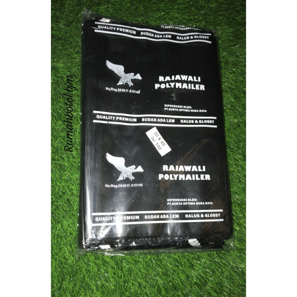 

POLYMAILER 30X40 KANTONG PACKING HITAM