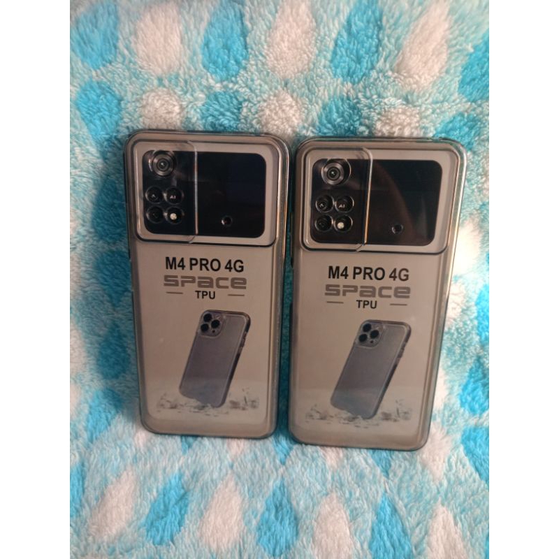 Softcase Casing POCCO M4 pro 4G Selikon Bening Trasparan Pelindung belakang HP+Camera