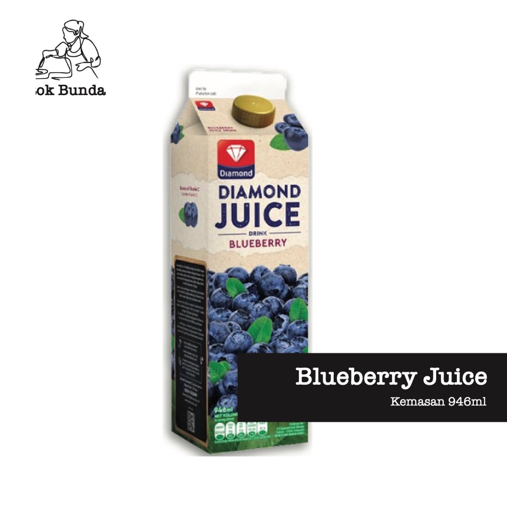 

Diamond Blueberry Juice Fresh Juice buah blueberi kemasan 946ml