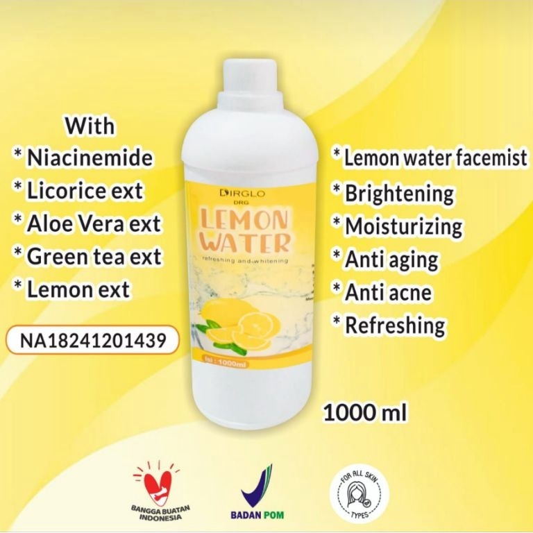 Toner Pelicin Aroma Lemon 1 Liter bpom KODE Z7K5