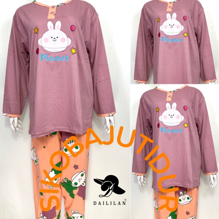 KODE Q4T Sikobajutidur  PP Daililan Jumbo  Baju Tidur Daililan Jumbo