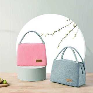 TAS LUNCH BAG BEKAL THERMAL AESTHETIC KIDS ADULT LUNCH BAG COOLER BAG UKURAN MEDIUM DAN LARGE