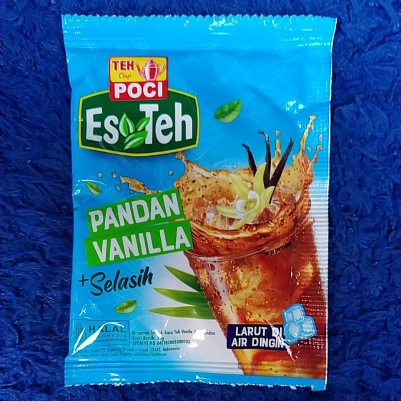 

TEH POCI PANDAN VANILA + SELASIH 1 RENTENG ISI 10 PCS