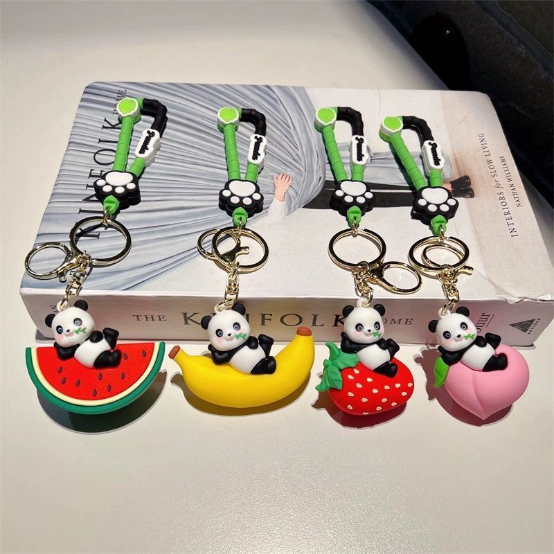 KY23 - Premium Gantungan Kunci Boneka Baby Panda gantungan kunci gantungan kunci tas sekolah liontin