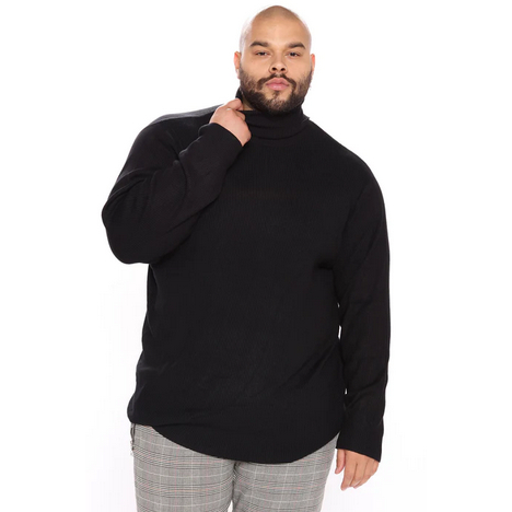 XXL  KAOS LEHER TINGGI LENGAN PANJANG BIG SIZE TURTLE NECK LONG SLEEVE