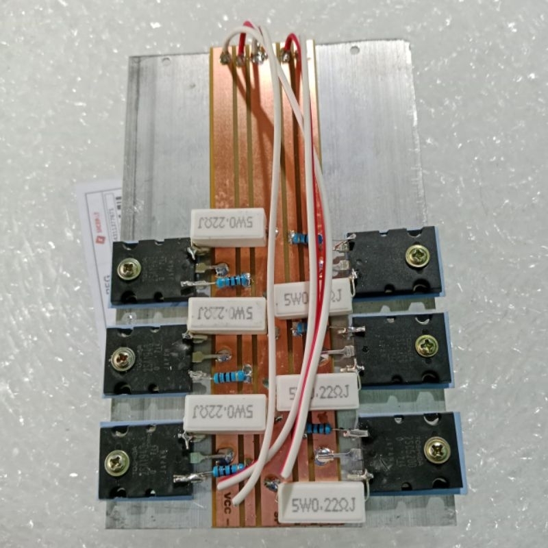 pendingin plus final 3 set transistor TOSHIBA tinggal pasang driver