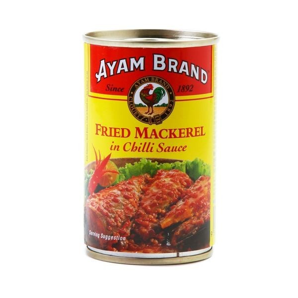 

Ayam Brand Fried Mackerel In Chilli/Mackerel Goreng Dalam Saus Cabe 155G