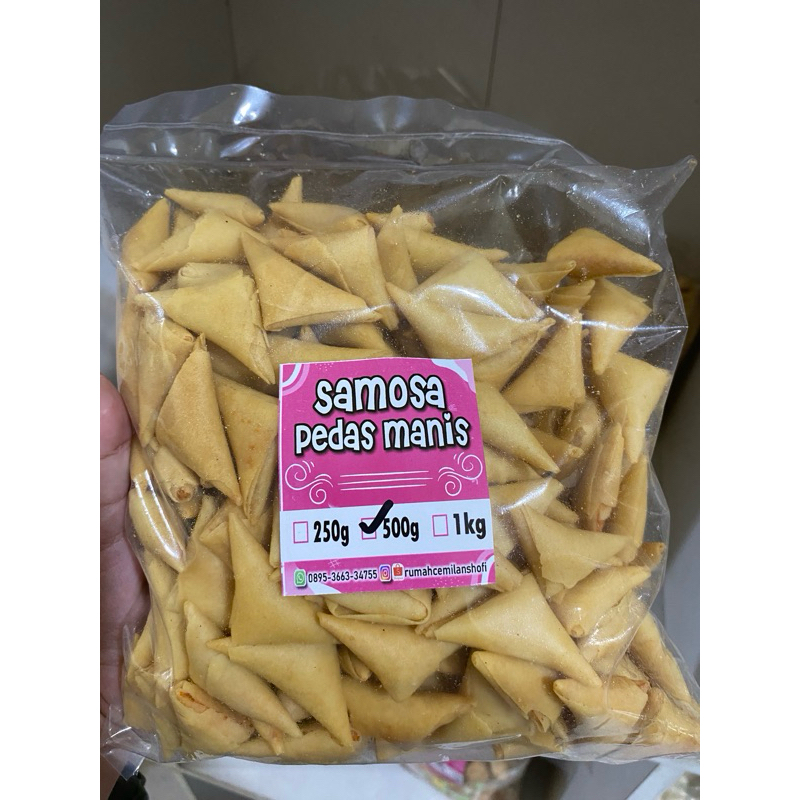 

Samosa pedas manis 500g