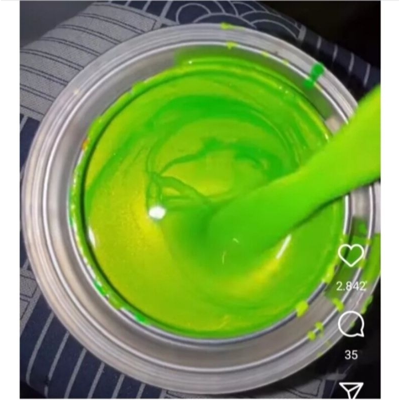 CAT HIJAU TERANG METALIK PU 1KG