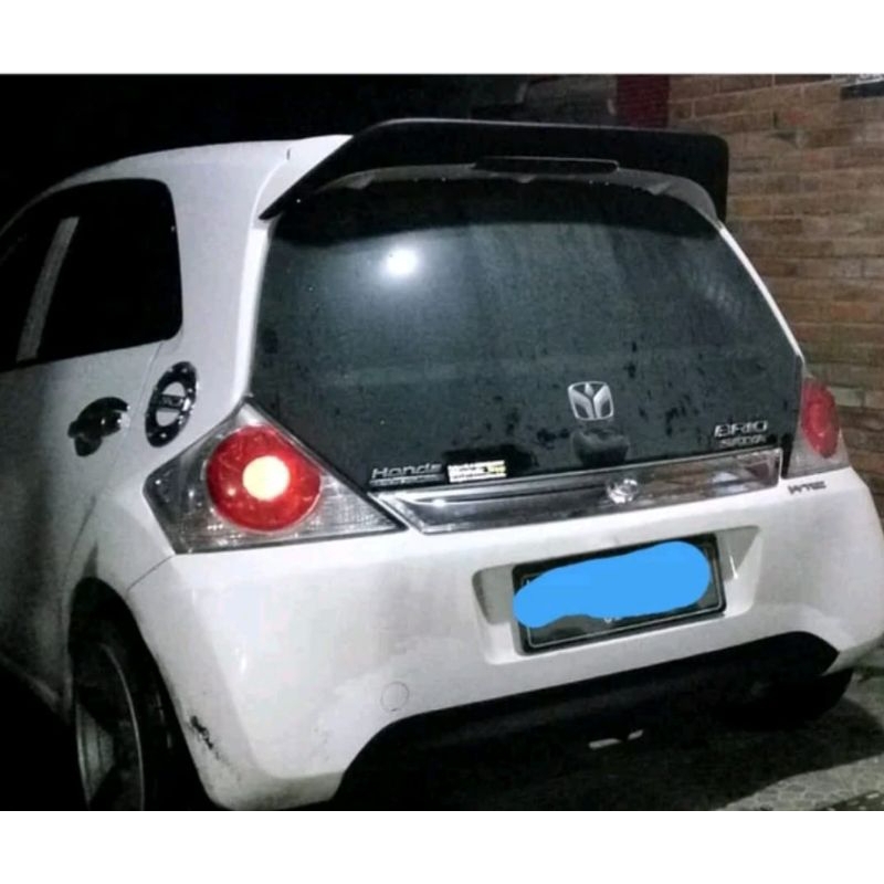 add on spoiler honda brio old