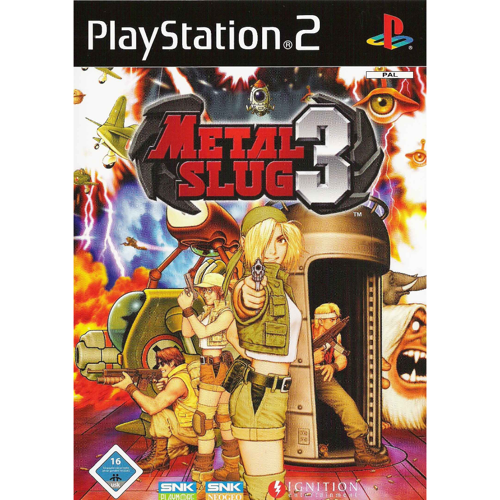 KASET DVD GAME PS2: METAL SLUG 3