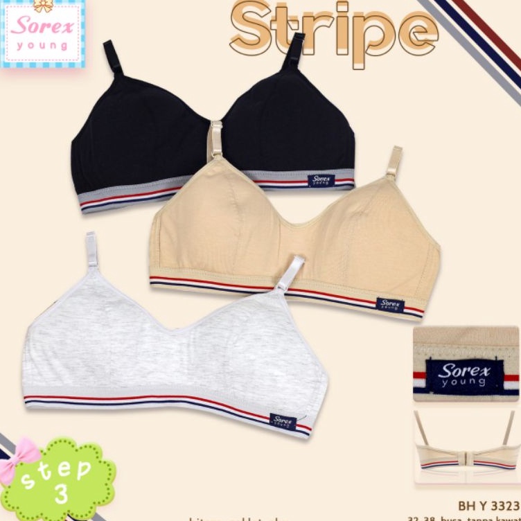 Mewah Grosir Bra Sorex Young Y3323  Bh Remaja Perempuan Step 3