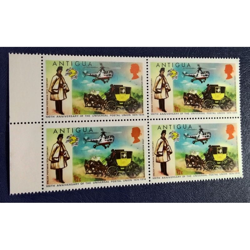 

Prangko Lawas LN ANTIGUA B4 (4 Keping) Thn 1874-1974