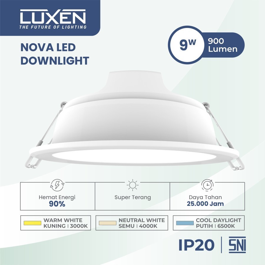 Luxen LED Downlight Nova Series 9 Watt
