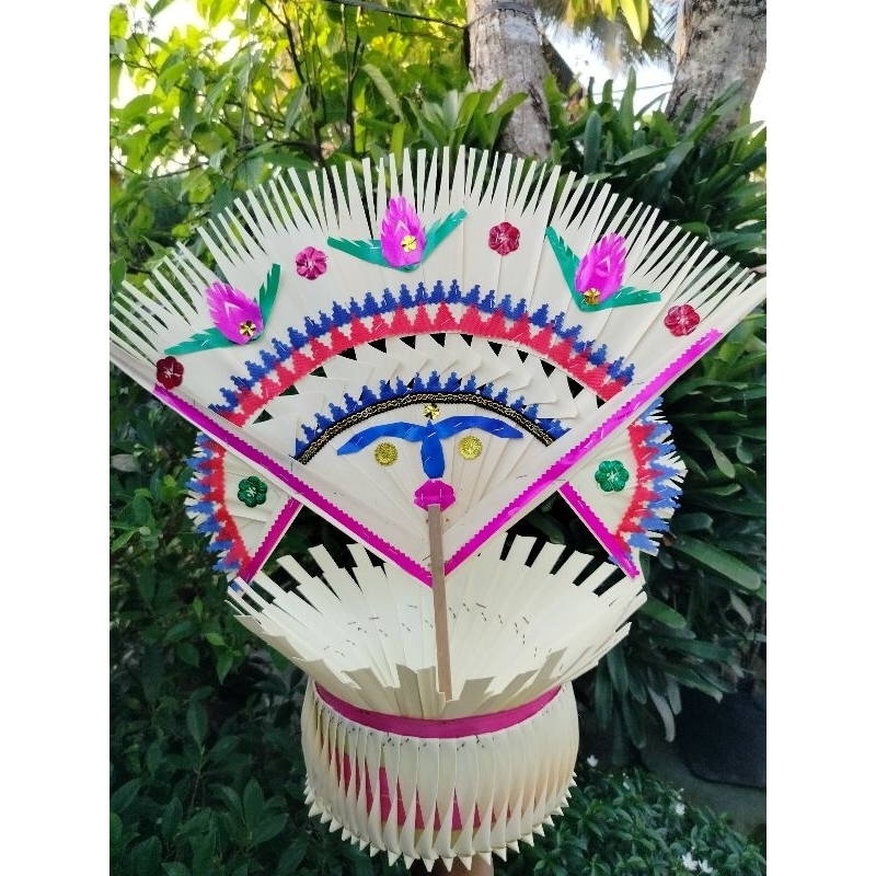 Canang Gebogan bundar 20cm ental